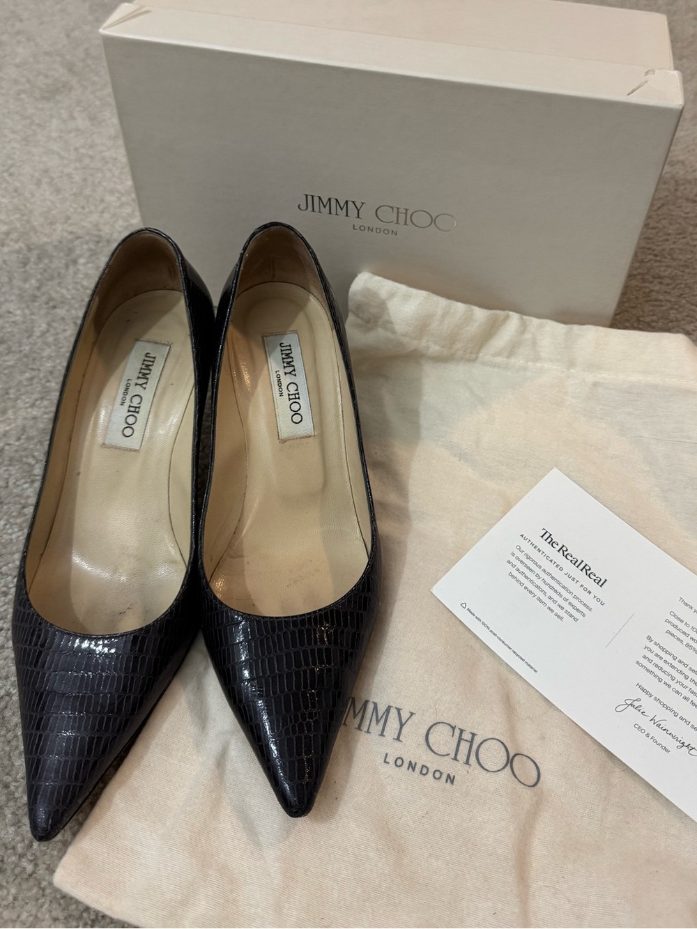Jimmy choo croc heels